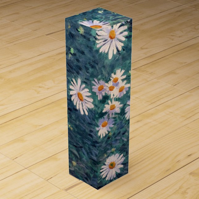 Gustave Caillebotte - Bed of Daisies, Detail Wine Box (Front)