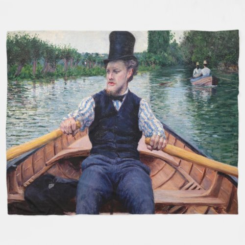 Gustave Caillebotte _ Boating Party Fleece Blanket