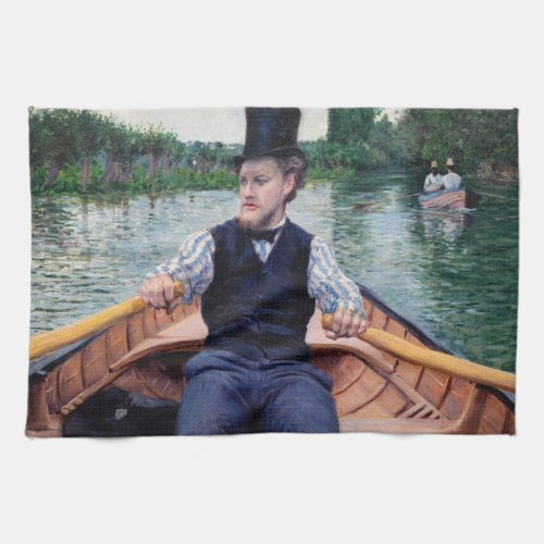 Gustave Caillebotte _ Boating Party Kitchen Towel