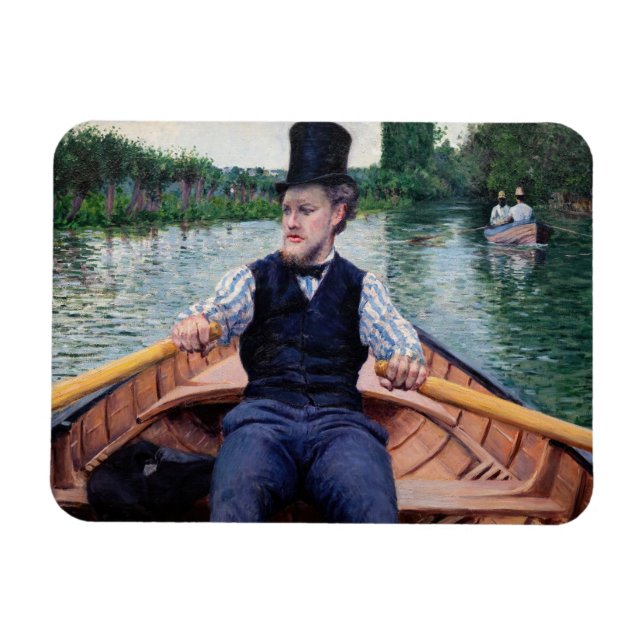 Gustave Caillebotte - Boating Party Magnet (Horizontal)