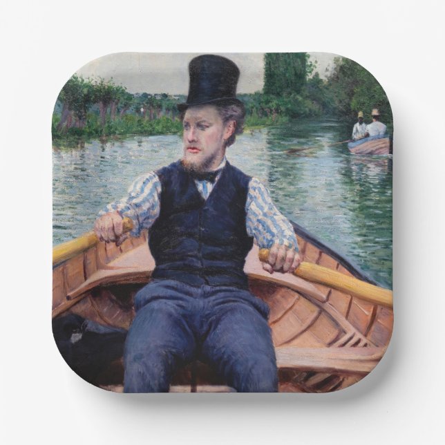 Gustave Caillebotte - Boating Party Paper Plates (Front)