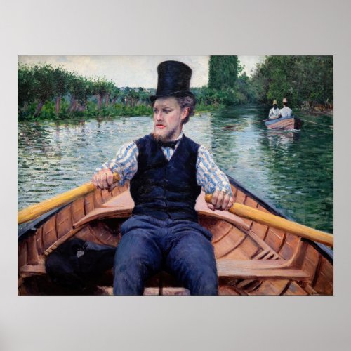 Gustave Caillebotte _ Boating Party Poster