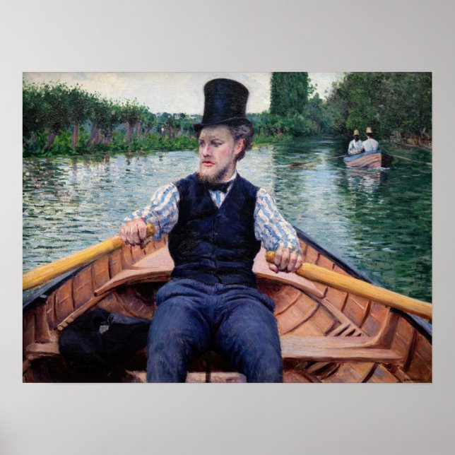 Gustave Caillebotte - Boating Party Poster (Front)