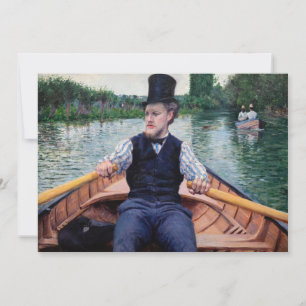 Gustave Caillebotte - Boating Party Thank You Card