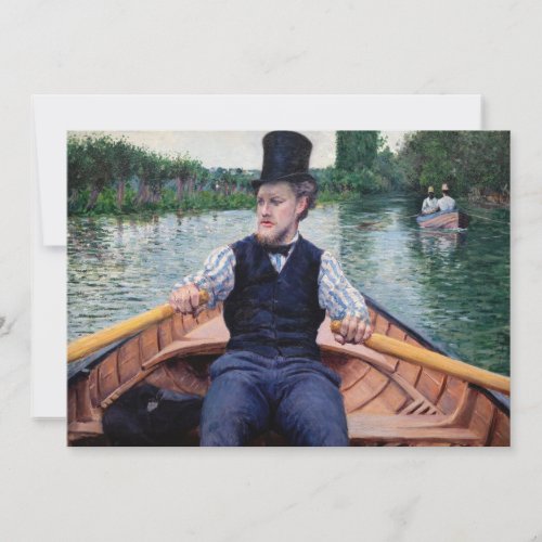 Gustave Caillebotte _ Boating Party Thank You Card