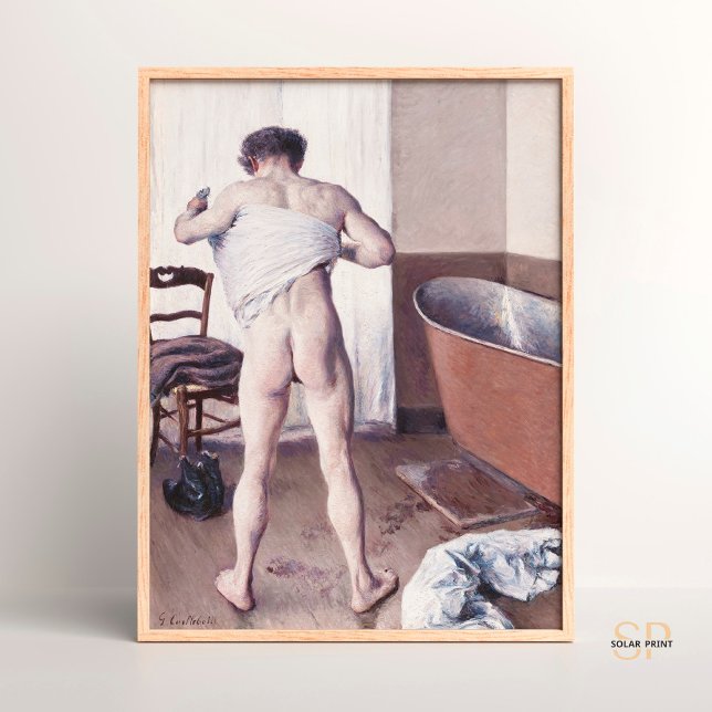 Gustave Caillebotte Caillebotte Man at His Bath Poster (Creator Uploaded)