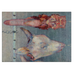 Gustave Caillebotte - Calf's Head and Ox Tongue Cutting Board