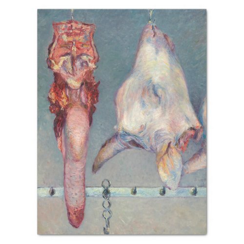 Gustave Caillebotte _ Calfs Head and Ox Tongue Tissue Paper