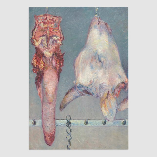 Gustave Caillebotte - Calf's Head and Ox Tongue Tissue Paper (Creator Uploaded)