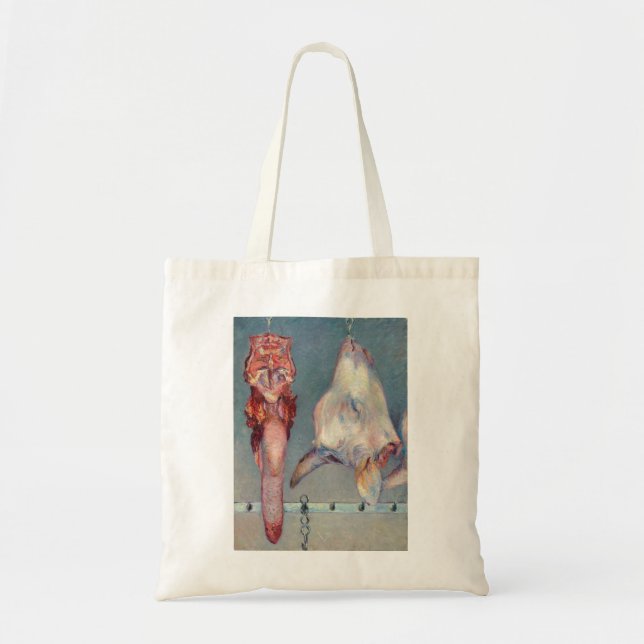 Gustave Caillebotte - Calf's Head and Ox Tongue Tote Bag (Front)