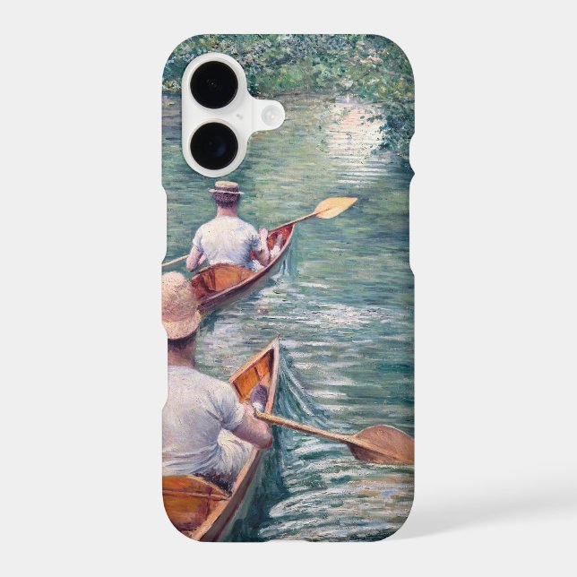 Gustave Caillebotte - Canoes on the Yerres Case-Mate iPhone Case (Back)