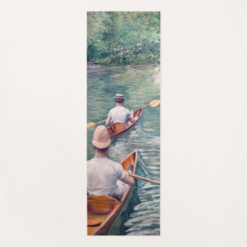 Gustave Caillebotte _ Canoes on the Yerres Yoga Mat