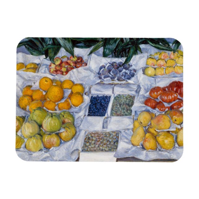 Gustave Caillebotte - Fruit Displayed on a Stand Magnet (Horizontal)