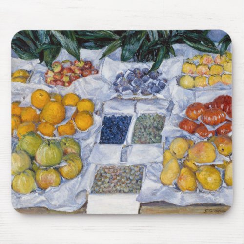 Gustave Caillebotte _ Fruit Displayed on a Stand Mouse Pad