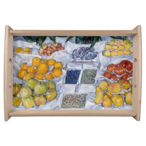 Gustave Caillebotte _ Fruit Displayed on a Stand Serving Tray