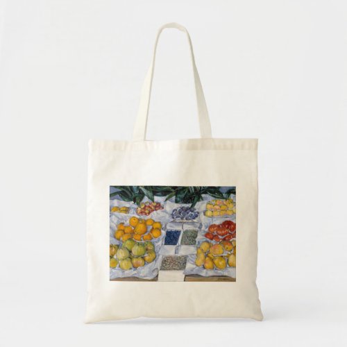 Gustave Caillebotte _ Fruit Displayed on a Stand Tote Bag