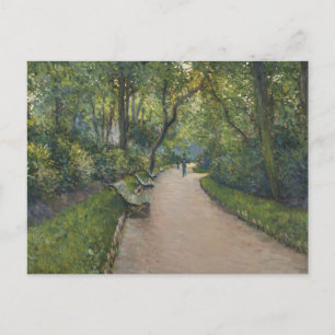 Gustave Caillebotte - Le Parc Monceau Postcard