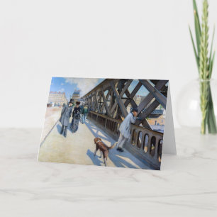 Gustave Caillebotte - Le Pont de l'Europe Card