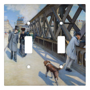 Gustave Caillebotte - Le Pont de l'Europe Light Switch Cover