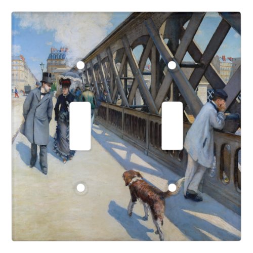 Gustave Caillebotte _ Le Pont de lEurope Light Switch Cover