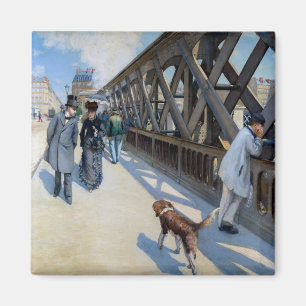 Gustave Caillebotte - Le Pont de l'Europe Magnet