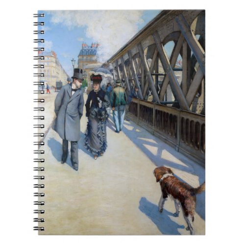 Gustave Caillebotte _ Le Pont de lEurope Notebook
