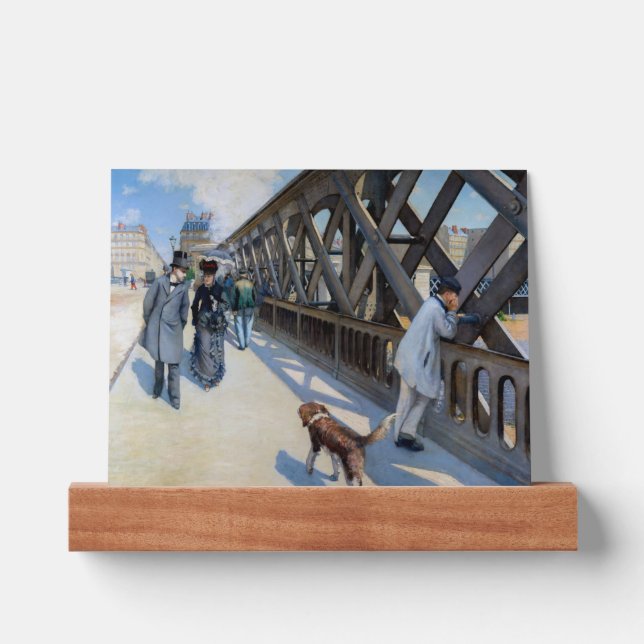 Gustave Caillebotte - Le Pont de l'Europe Picture Ledge (Front)