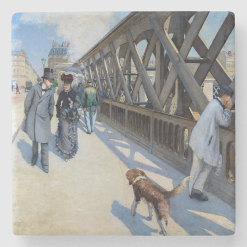 Gustave Caillebotte _ Le Pont de lEurope Stone Coaster