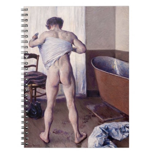 Gustave Caillebotte _ Man at his Bath Notebook