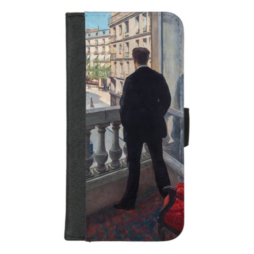 Gustave Caillebotte _ Man at the Window iPhone 87 Plus Wallet Case