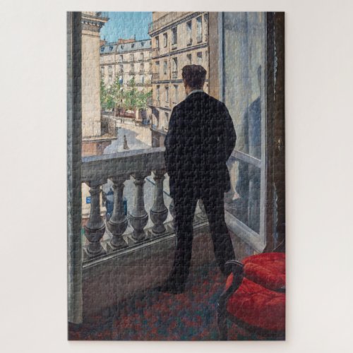 Gustave Caillebotte _ Man at the Window Jigsaw Puzzle
