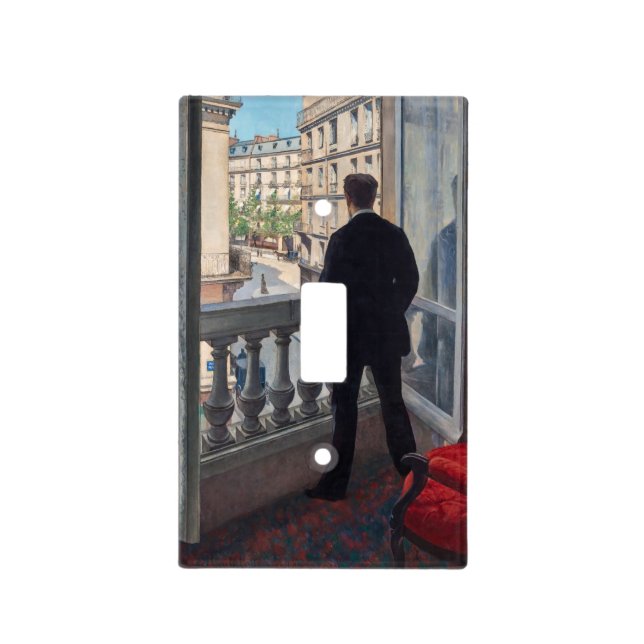 Gustave Caillebotte - Man at the Window Light Switch Cover (Front)