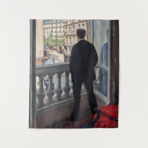 Gustave Caillebotte - Man at the Window Tapestry