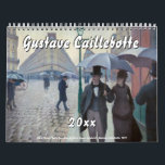 Gustave Caillebotte Masterpieces Selection Calendar<br><div class="desc">Vintage impressionist paintings from Gustave Caillebotte</div>