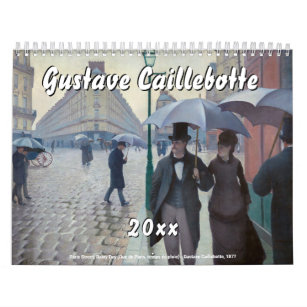 Gustave Caillebotte Masterpieces Selection Calendar