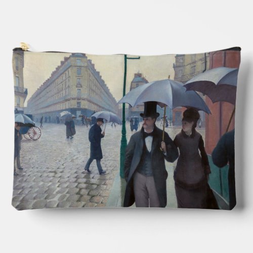 Gustave Caillebotte _ Paris Street Rainy Day Accessory Pouch