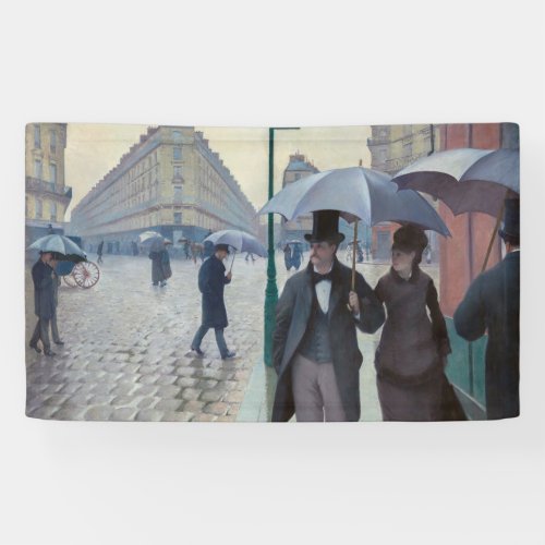 Gustave Caillebotte _ Paris Street Rainy Day Banner