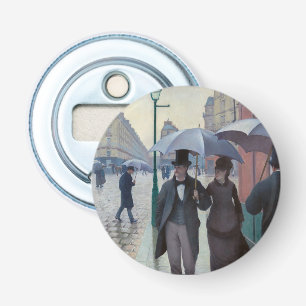 Gustave Caillebotte - Paris Street; Rainy Day Bottle Opener