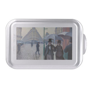Gustave Caillebotte - Paris Street; Rainy Day Cake Pan