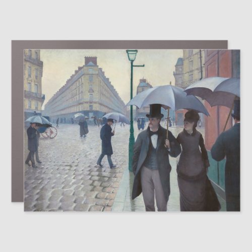Gustave Caillebotte _ Paris Street Rainy Day Car Magnet