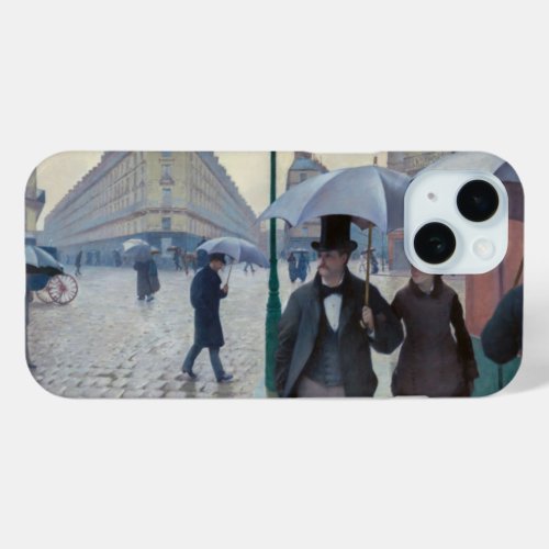 Gustave Caillebotte _ Paris Street Rainy Day iPhone 15 Case