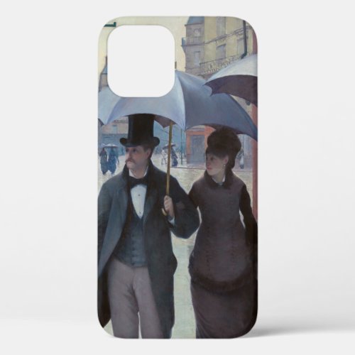 Gustave Caillebotte _ Paris Street Rainy Day iPhone 12 Case