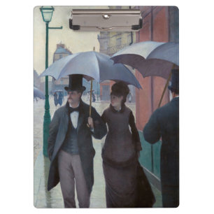 Gustave Caillebotte - Paris Street; Rainy Day Clipboard