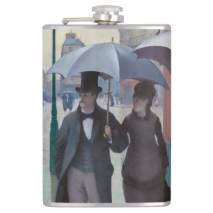 Gustave Caillebotte - Paris Street; Rainy Day Flask