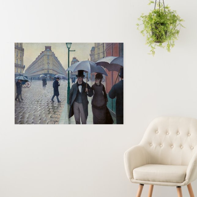 Gustave Caillebotte - Paris Street; Rainy Day Foam Board (In Situ (Wall))