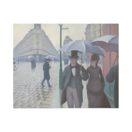 Gustave Caillebotte - Paris Street; Rainy Day Gallery Wrap
