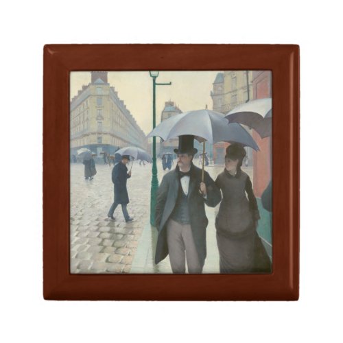 Gustave Caillebotte _ Paris Street Rainy Day Gift Box