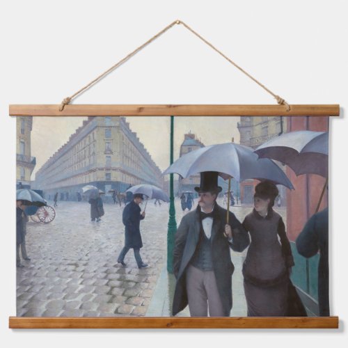 Gustave Caillebotte _ Paris Street Rainy Day Hanging Tapestry