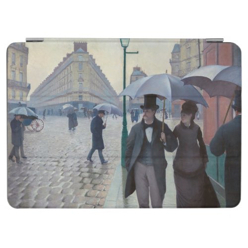 Gustave Caillebotte _ Paris Street Rainy Day iPad Air Cover