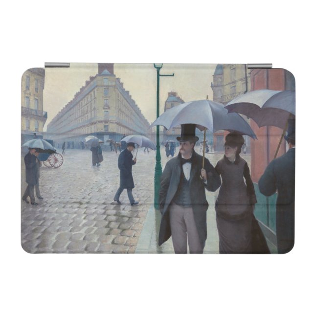 Gustave Caillebotte - Paris Street; Rainy Day iPad Mini Cover (Horizontal)